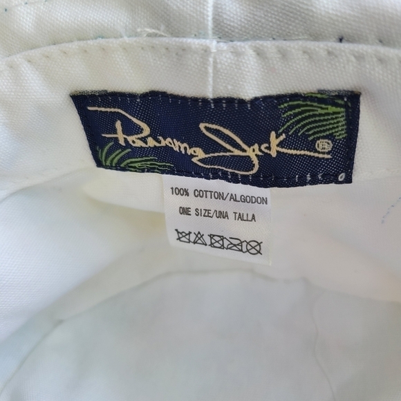 Panama jack women's floral bucket hat one size 100% cotton pre-owned - Picture 7 of 8